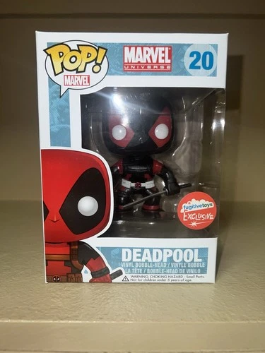 Marvel Deadpool Black/Red Inverse Fugitive Toys Exclusive Funko Pop 20