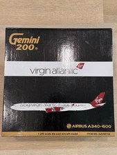 Gemini Jets Virgin Atlantic Airbus A340-600 G-VNAP 1:200 Diecast Model G2VIR732