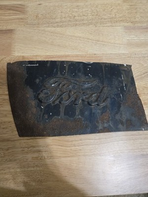Vintage Original Ford Script Logo Patch Panel