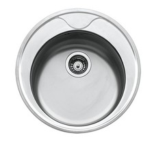 Lavello tondo da cucina in acciaio CIVIFRIPC Serie Circum Apell vasca da 378 mm
