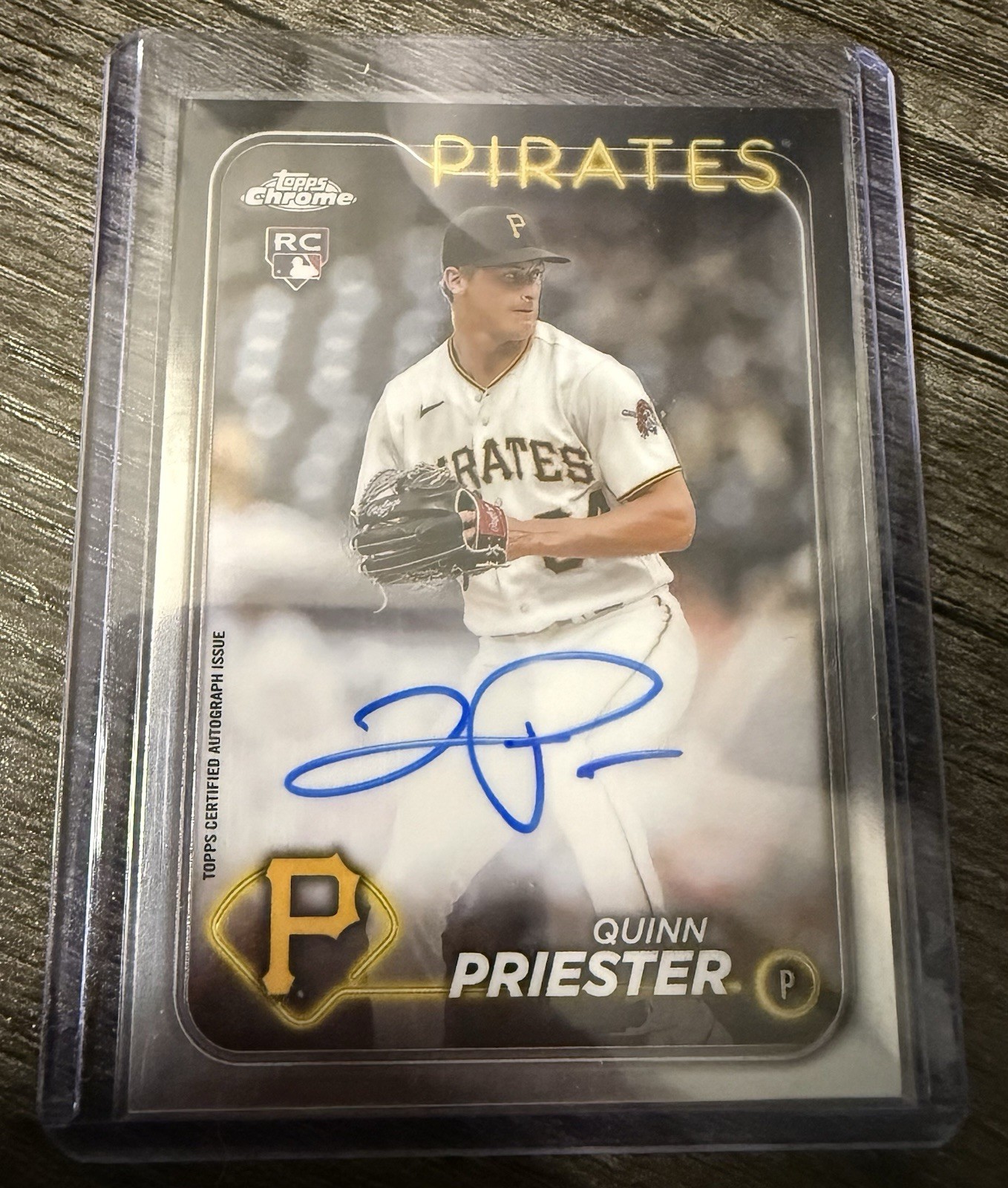 2024 Topps Chrome - Rookie Autographs Quinn Priester #RA-QP (AU, RC)