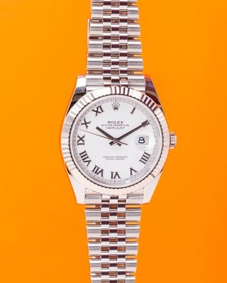 Rolex Datejust 41mm 126334 White Roman Dial Fluted Jubilee 2026