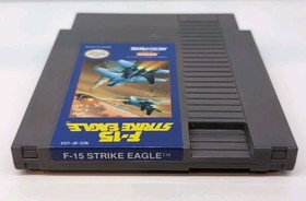 F-15 Strike Eagle Nintendo Entertainment System NES Cleaned Tested