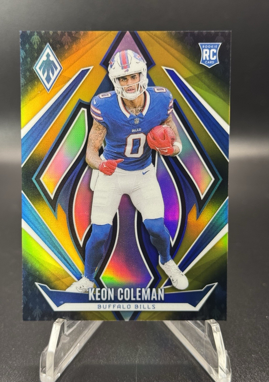 🔥2024 Panini Phoenix Gold Fade #213 Keon Coleman RC Rookie 26/125 - BILLS