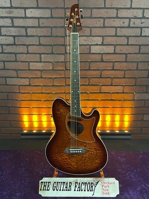 Ibanez Talman TCM50VBS Cutaway Acoustic-Electric Guitar Vintage Brown Sunburst