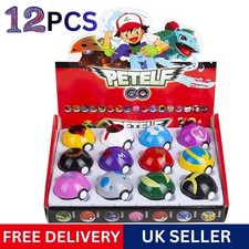 12pcs Ball Pokeball Set Kids Toys Figures Pikachu Child Gifts Uk