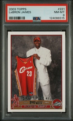 2003-04 Topps - LeBron James #221 (RC) PSA 🔥📈