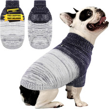 Small Dog Sweater, Knitted Pullover Puppy Sweater,Cold Winter Pet Sweaters for D