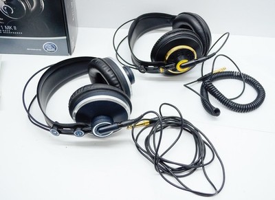 AKG K271 MKII K-271 + K-240 K240 Studio Stereo Headphones Both Clean w/Cables