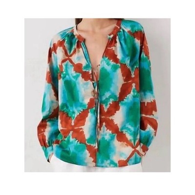 Rails Brielle Kaleidoscope Blouse 100% Cotton Size Small