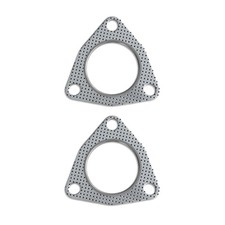 Rebvugr 2.5" 3-Bolt Car Exhaust Flange Gasket, 2PCS