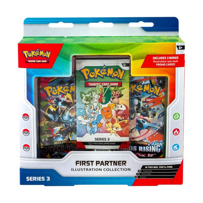 Pokemon TCG First Partner Illustration Collection Series 3-Ship Sealed or Rip