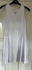 LOVELY MARKS & SPENCER GOOD MOVE WHITE SLEEVELESS TENNIS DRESS - SIZE 10 - NEW