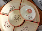Vintage Brock of California Lazy Susan Wildflower pattern — photo 1