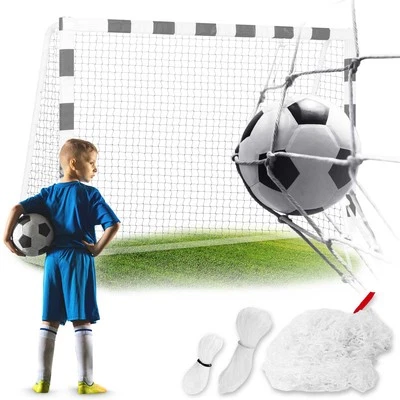 MARKENLOS Fußballtornetz 180 x 120 x 60 cm Neo-Sport