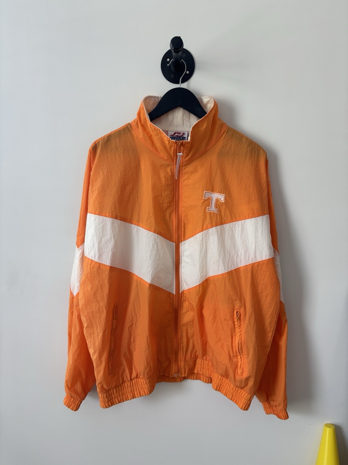SACAI X NIKE Giacca a vento vintage Tennessee Volunteers uomo grande arancione anni 90 college