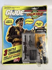 GI Joe Stalker 1991 Talking Battle Commanders Action Figure Bad Card