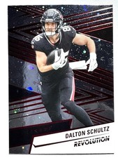 DALTON SCHULTZ Houston Texans 2025 Panini Revolution RED COSMO PARALLEL Card #55