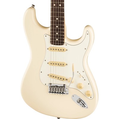 Fender Jeff Beck Signature Stratocaster Electric Guitar, Olympic White