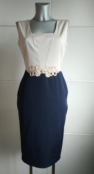 Women Phase Eight Dress Beige 38 / M / 46 #CAJC