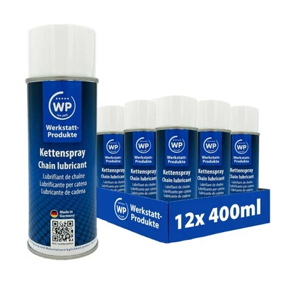 Kettenspray Sprühfett Schmierfett 12x 400ml transparent - Bild 1 von 4