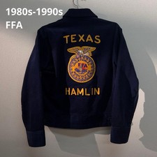 FFA Texas Hamlin Jacket Vintage 80s-90s Rare Collectible #FE BCA