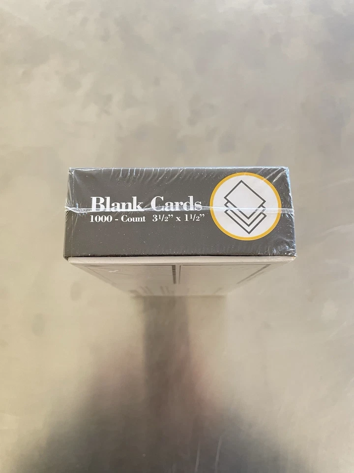 NEW Vis-Ed Visual Education Cards Academic Study Card Set 1000 Blank Cards OEM - Image 4 of 4