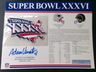 N.E.PATRIOTS-Adam VINATIERI Autographed SUPER BOWL 36/38 Patch CARDS (SET OF 2) — photo 2