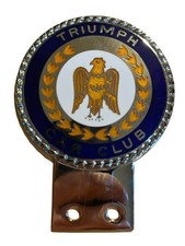 Badge Auto Car Triumph Car Club British Auto Car Maker