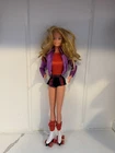 Vintage 1980 Superstar Roller Skating Barbie with Accessories