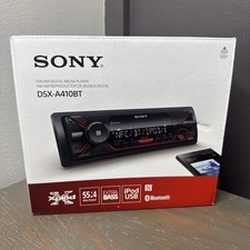 Sony DSX-A410BT Single Din Bluetooth Front USB AUX Digital Media Receiver