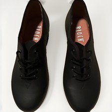 BLOCH S0301L Black Lace Up Tap Dance Shoes. Girls Size 1.