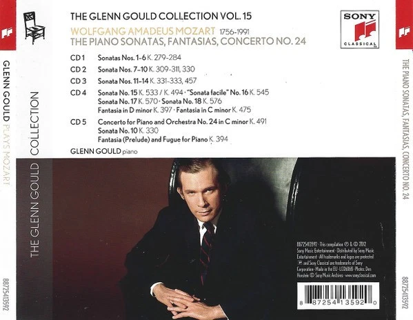Glenn Gould Plays Mozart: Piano Sonatas/Fantasias/Piano Concerto No.24, 5 CDs - Bild 2 von 2