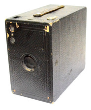Kodak No. 2C Model A Brownie Box Camera- Shutter Works - READ DESCRIPTION
