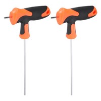 2Stk T-Griff SchlüSsel 2,5Mm S2 Stahl T-SchlüSsel InnensechskantschlüSsel