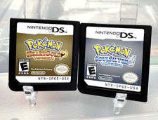 Pokemon HeartGold & SoulSilver Nintendo DS Cartridges Only Tested Authentic