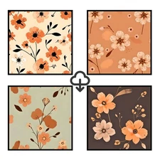 Set 4 Realistic Digital Wall Art Print Modern Home Decor Printable Instant #30