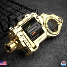 Premium Metal EDC Fidget Gun - Silent Stress Relief Toy with Bullet Launcher