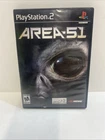 Area 51 (Sony PlayStation 2, 2005) Complete w Manual + registration Card PS2