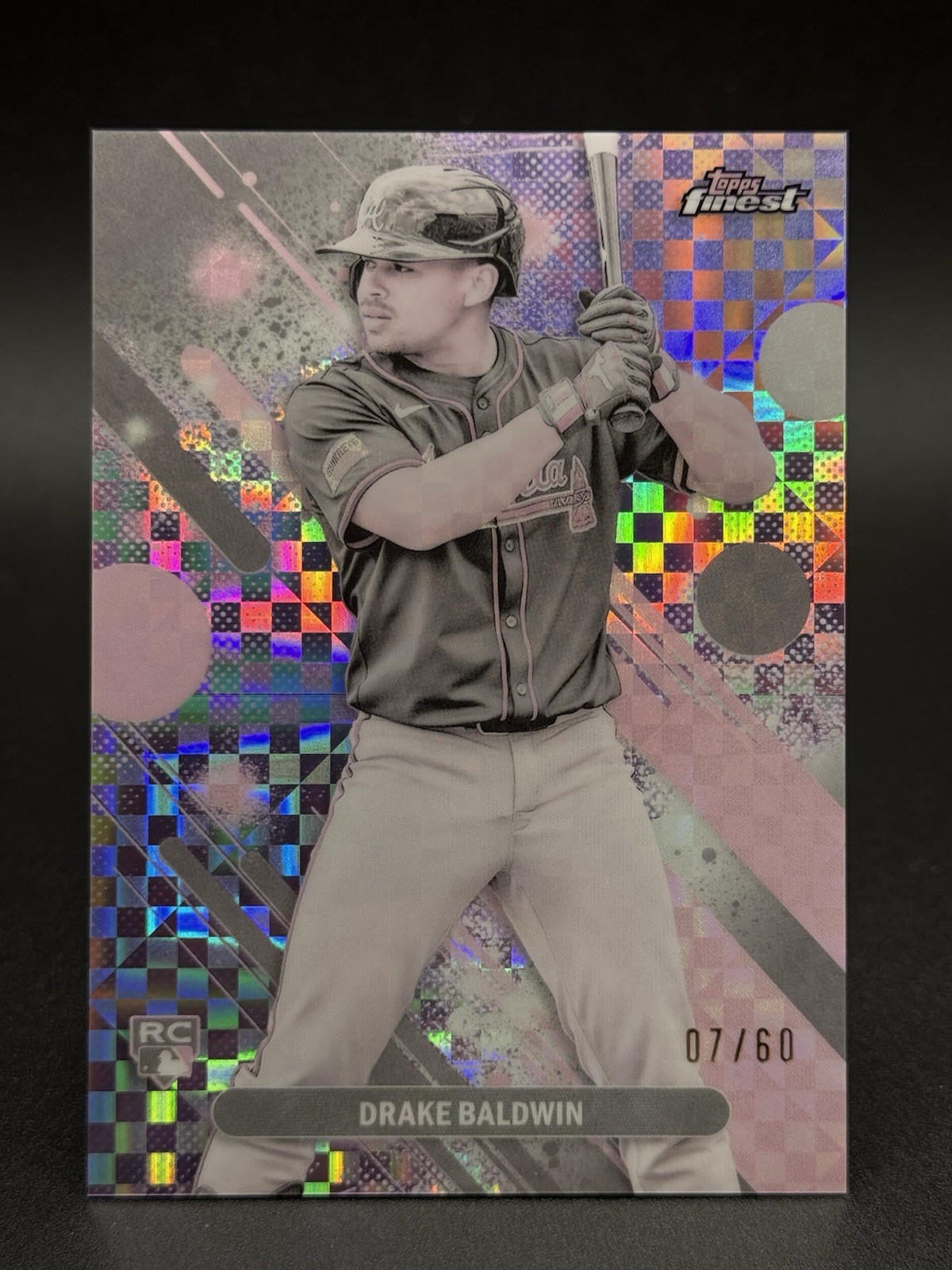 Drake Baldwin 2025 Topps Finest Common Pearl Checkerboard /60 SSP