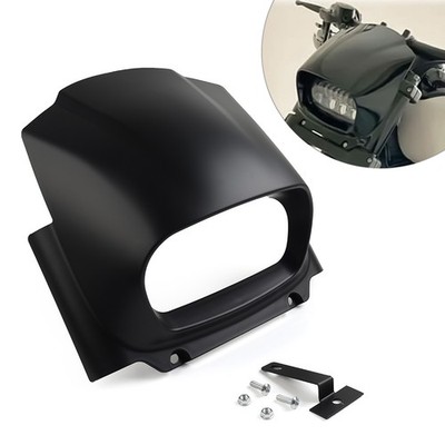 Headlight Fairing Cover Cowl For Harley Fat Bob FXFB FXFBS 2018-2022 Matte black