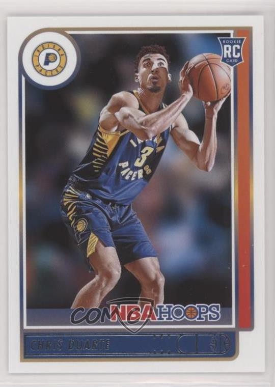 2021-22 Panini NBA Hoops Rookies Red Back Chris Duarte #236 Rookie RC f5a