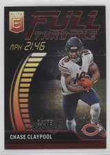 2023 Panini Donruss Elite Full Throttle Red 28/75 Chase Claypool #FT-CC 16ki