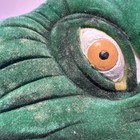 Vintage 90s Latex, Green Felt Zombie Monster | VERY RARE | Mask Halloween Horror — photo 9