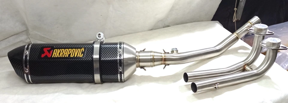 MARMITTA SPORTIVA TMAX YAMAHA 500-530 COMPLETA DI COLLETTORI TERMINALE DB-KILLER - Immagine 2 di 4