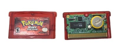 Pokemon Ruby Version GBA [Authentic   New Battery] Gameboy Advance Cartridge
