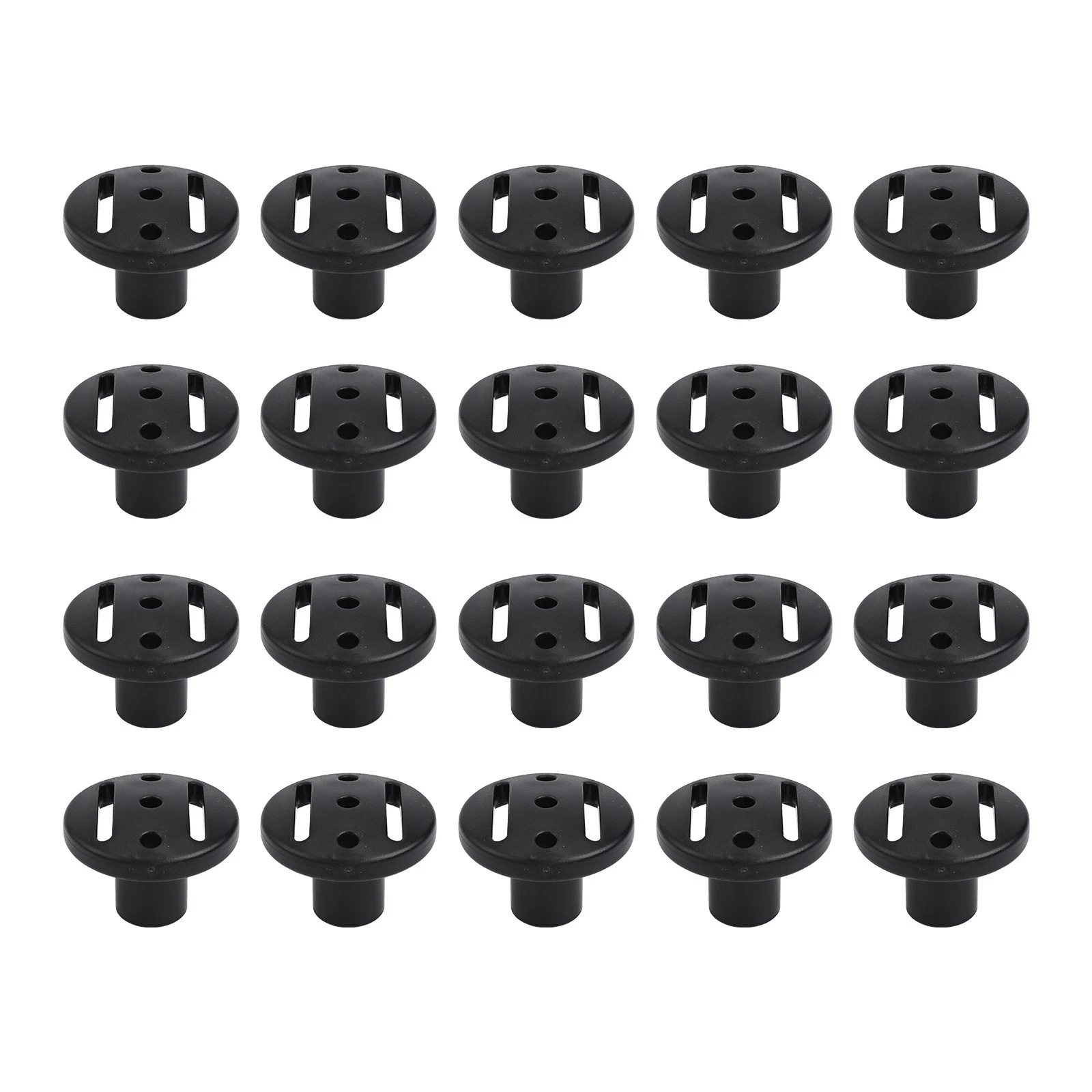 Puncture Resistant Tent Pole Tips 20pcs Made from Anti Rust ABS Material