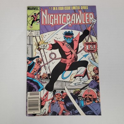 Nightcrawler 1 Marvel Comics 1985 Dave Cockrum Limited Series Newsstand Edition