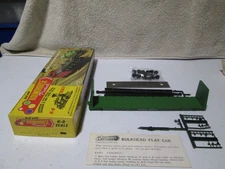 Roundhouse HO #1302 Burlington Northern RR 60' Bulkhead Flat Car #621734 **KIT**