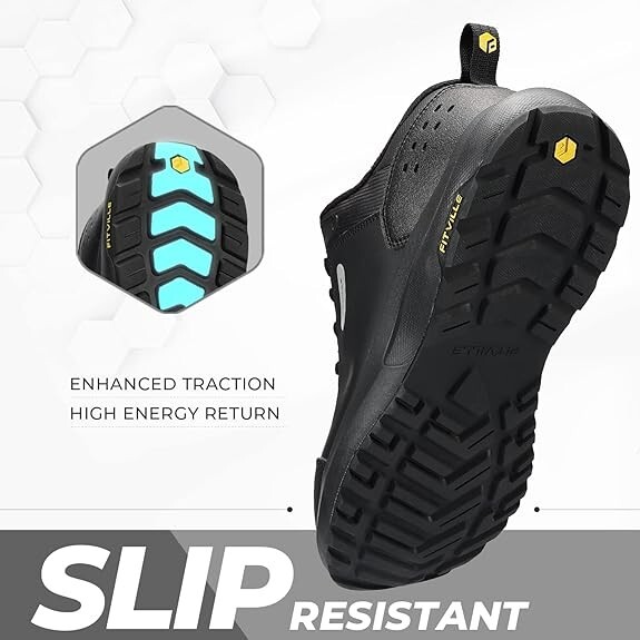 Men Wide Walking Trainers Casual Outdoor Shoes Arch Support UK Size 8.5